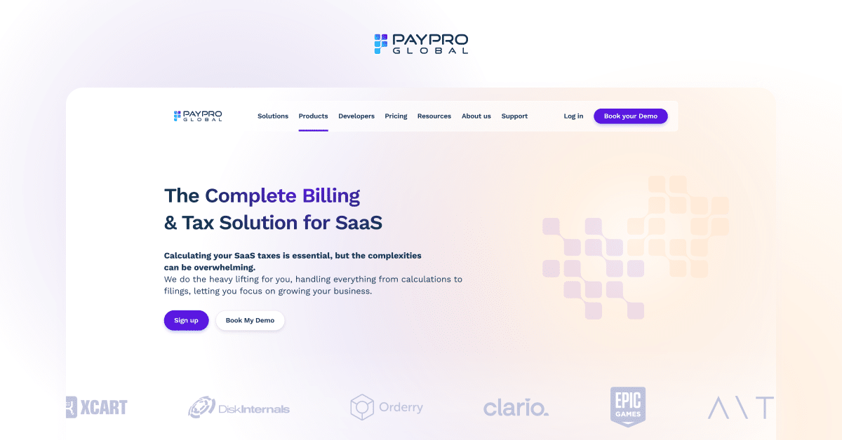PayPro Global SaaS Tax Solution