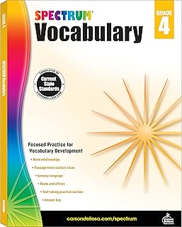 Spectrum 4th Grade Vocabulary Workbook