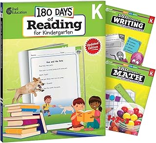 180 Days Kindergarten Workbook