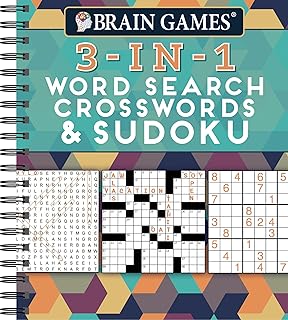 Brain Games 3-in-1 Puzzle Book