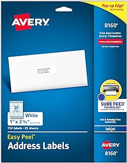 Avery Easy Peel Mailing Labels