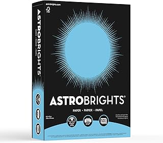 Neenah Astrobrights Lunar Blue Paper