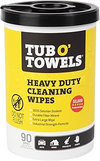 Tub O' Towels Heavy-Duty Wipes