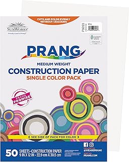 Prang White Construction Paper