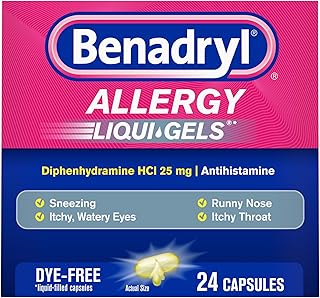 Benadryl Dye-Free Allergy Liqui-Gels