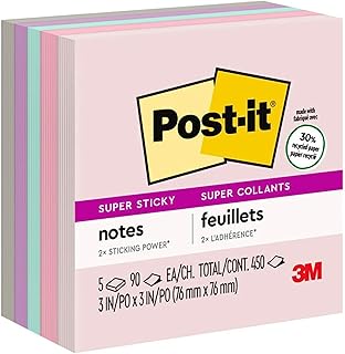 Post-it Super Sticky Recycled Notes