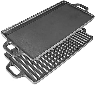 ProSource Reversible Cast Iron Griddle