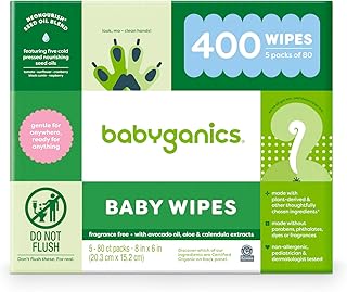 Babyganics Unscented Baby Wipes
