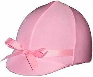 Equestrian Riding Helmet Cover - Pastel Pink