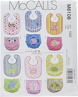 Infants' Bibs & Diaper Covers Pattern