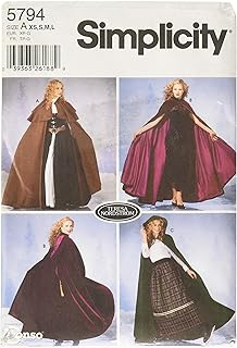 Simplicity Women's Cosplay Cape Pattern