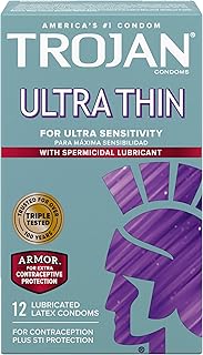 Trojan Ultra Thin Spermicidal Condoms