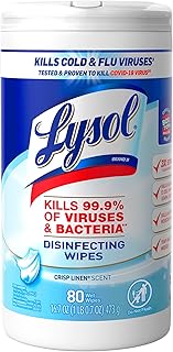 Lysol Crisp Linen Antibacterial Wipes