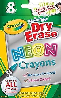 Crayola Neon Dry-Erase Crayons