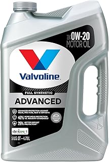 Valvoline Advanced Synthetic Motor Oil