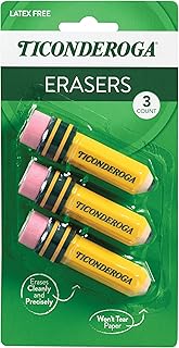 Ticonderoga Pencil-Shaped Erasers