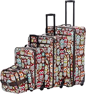 Rockland Owl Luggage Set