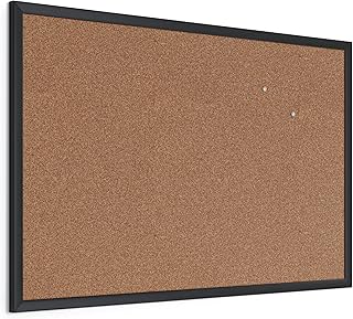 U Brands Black Cork Board