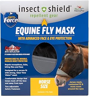 Opti-Force Insect Shield Horse Mask