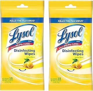 Lysol Lemon To-Go Wipes