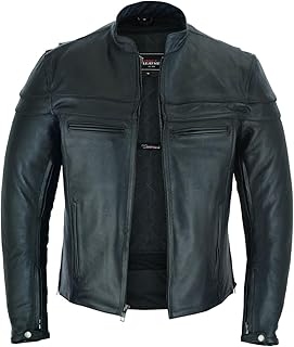 Vance Premium Leather Racer Jacket