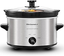 Elite Gourmet 2-Quart Slow Cooker