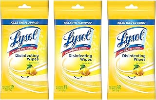 Lysol Lemon Travel Wipes