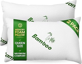 Cooling Bamboo Memory Foam Pillows