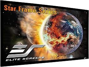 Elite Screens 100" Wall Mount Fixed Frame Projector Screen Diagonal 16:9, 8K/4K Ultra Hd Ready, Aluminum Frame, Projection Screen for Indoor Home Movie Theater Cinema, SF100HW2, CineWhite 1.3 Gain