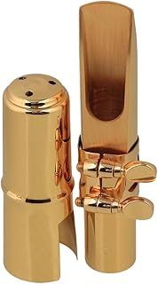 Yibuy Tenor Sax Gold Mouthpiece