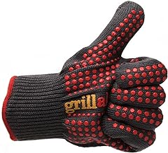 Grillaholics Heat-Resistant BBQ Gloves
