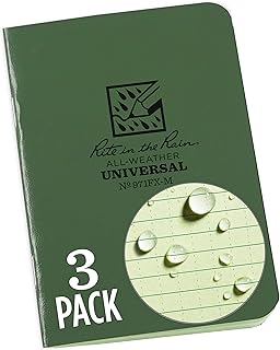 Weatherproof Mini Notebook 3-Pack
