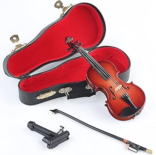 Miniature Wooden Violin Collectible