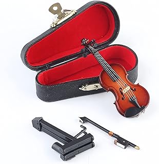 Miniature Wooden Violin Collectible