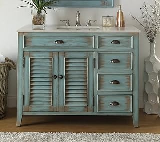 Rustic Blue Abbeville Vanity