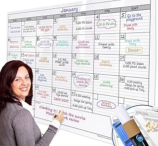 Oversized Dry Erase Monthly Calendar