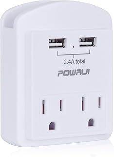 POWRUI USB Wall Outlet Extender