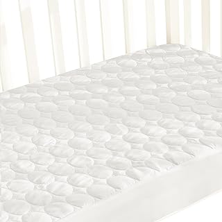 Crib Mattress Protector Pad Waterproof, Toddler Waterproof Crib Mattress Cover, Machine Washable & Dryer Fit Baby Toddler Bed Mattress Protector (Standard Size 52&rdquo; x 28&rdquo;)