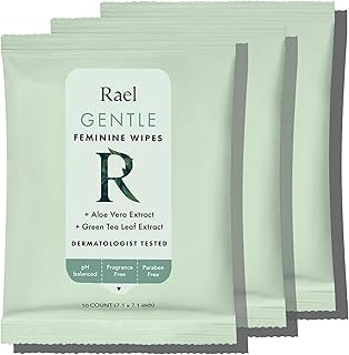 Rael Flushable Feminine Wipes