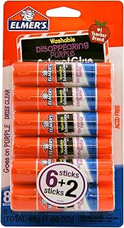 Elmer's Disappearing Purple Glue Sticks