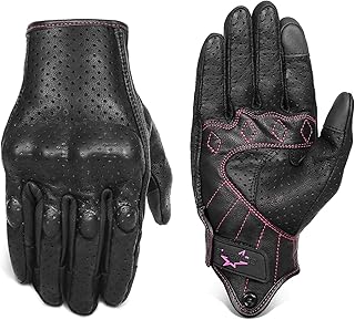 Women's Goatskin Motorbike Gloves