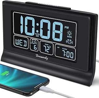 DreamSky Digital Bedroom Alarm Clock