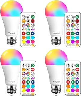 RGB LED Bulbs with Remote
