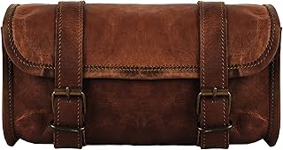 Vintage Goat Leather Motorcycle Bag