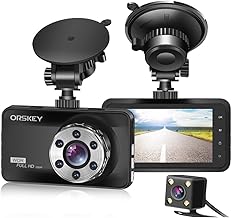 ORSKEY 1080P Dual Dash Cam