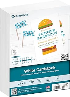 PrintWorks Premium White Cardstock
