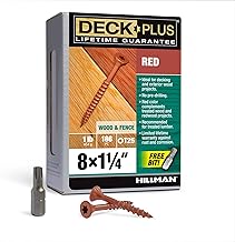 Deck Plus Red Exterior Screws