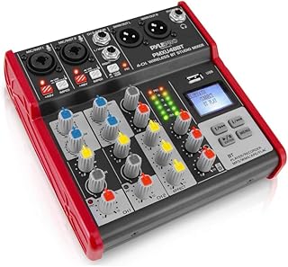 PYLE 4-Channel DJ Mixing Board