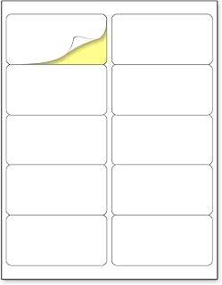 Printable White Sticker Labels