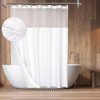 Hotel Style Snap-in Shower Curtain